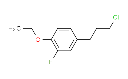 CAS No. 1806610-11-6, 1-(3-Chloropropyl)-4-ethoxy-3-fluorobenzene