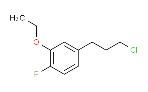 CAS No. 1806677-96-2, 1-(3-Chloropropyl)-3-ethoxy-4-fluorobenzene