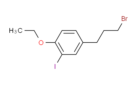 CAS No. 1806554-67-5, 1-(3-Bromopropyl)-4-ethoxy-3-iodobenzene