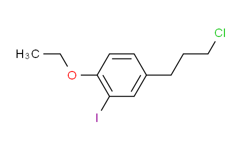 CAS No. 1805739-21-2, 1-(3-Chloropropyl)-4-ethoxy-3-iodobenzene