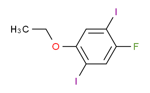 CAS No. 1803733-17-6, 1,4-Diiodo-2-ethoxy-5-fluorobenzene