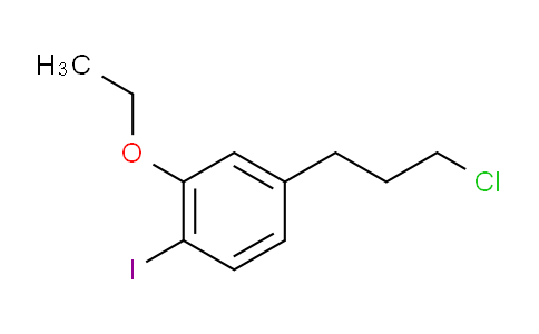 CAS No. 1806612-36-1, 1-(3-Chloropropyl)-3-ethoxy-4-iodobenzene