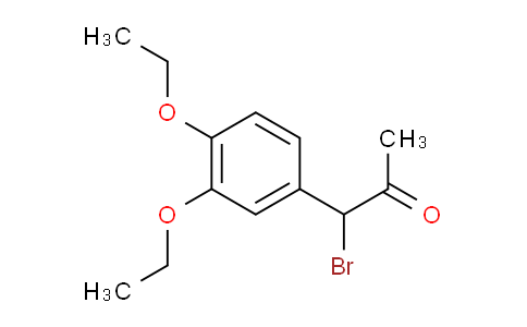 CAS No. 1806393-48-5, 1-Bromo-1-(3,4-diethoxyphenyl)propan-2-one