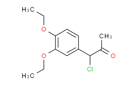 CAS No. 1266970-15-3, 1-Chloro-1-(3,4-diethoxyphenyl)propan-2-one