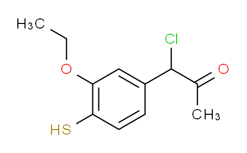 CAS No. 1806674-49-6, 1-Chloro-1-(3-ethoxy-4-mercaptophenyl)propan-2-one