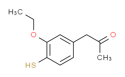 CAS No. 1806630-09-0, 1-(3-Ethoxy-4-mercaptophenyl)propan-2-one