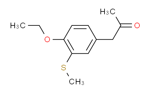CAS No. 1804240-85-4, 1-(4-Ethoxy-3-(methylthio)phenyl)propan-2-one