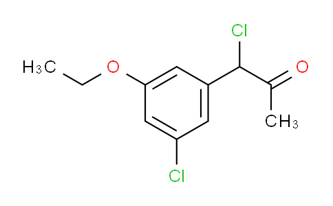 CAS No. 1804235-75-3, 1-Chloro-1-(3-chloro-5-ethoxyphenyl)propan-2-one
