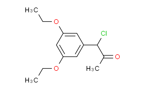 CAS No. 1803849-26-4, 1-Chloro-1-(3,5-diethoxyphenyl)propan-2-one