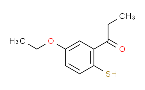 CAS No. 1804281-02-4, 1-(5-Ethoxy-2-mercaptophenyl)propan-1-one