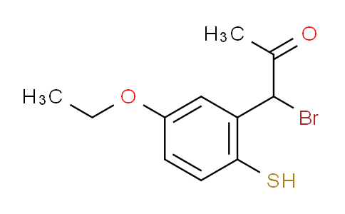 CAS No. 1806432-17-6, 1-Bromo-1-(5-ethoxy-2-mercaptophenyl)propan-2-one