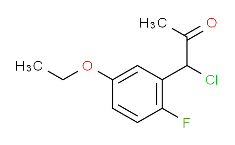 CAS No. 1804158-66-4, 1-Chloro-1-(5-ethoxy-2-fluorophenyl)propan-2-one