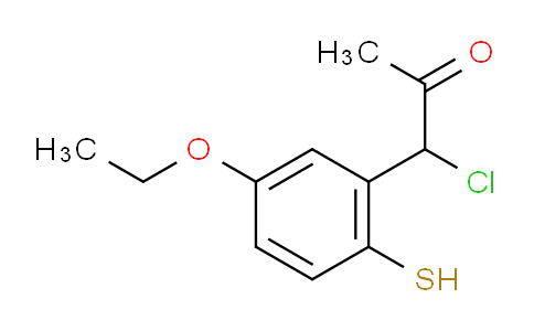 CAS No. 1806516-21-1, 1-Chloro-1-(5-ethoxy-2-mercaptophenyl)propan-2-one