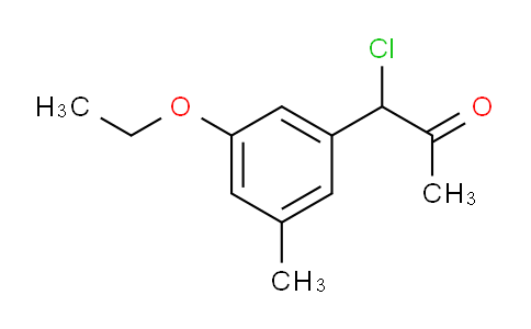CAS No. 1804046-80-7, 1-Chloro-1-(3-ethoxy-5-methylphenyl)propan-2-one