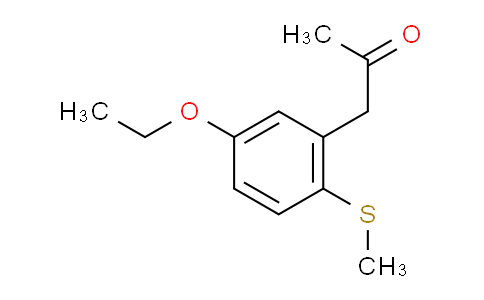 CAS No. 1804047-58-2, 1-(5-Ethoxy-2-(methylthio)phenyl)propan-2-one