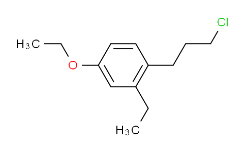 CAS No. 1552447-84-3, 1-(3-Chloropropyl)-4-ethoxy-2-ethylbenzene