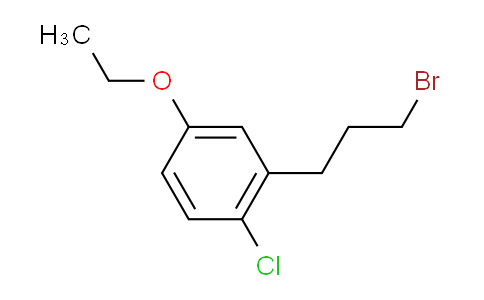 CAS No. 1806328-08-4, 1-(3-Bromopropyl)-2-chloro-5-ethoxybenzene