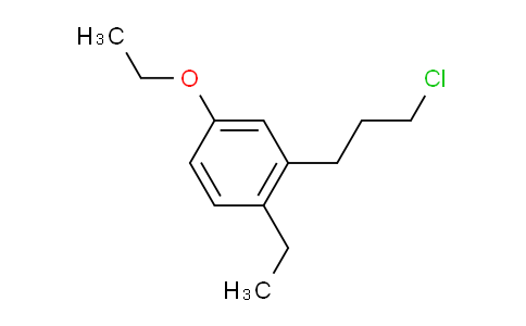 CAS No. 1805894-31-8, 1-(3-Chloropropyl)-5-ethoxy-2-ethylbenzene