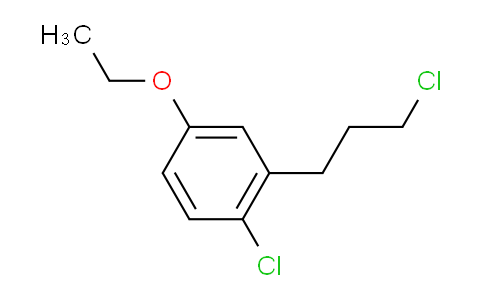 CAS No. 1805848-63-8, 1-Chloro-2-(3-chloropropyl)-4-ethoxybenzene