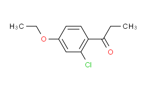 CAS No. 1310289-57-6, 1-(2-Chloro-4-ethoxyphenyl)propan-1-one