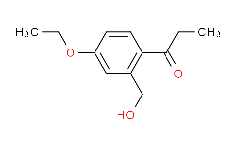 CAS No. 1804247-19-5, 1-(4-Ethoxy-2-(hydroxymethyl)phenyl)propan-1-one