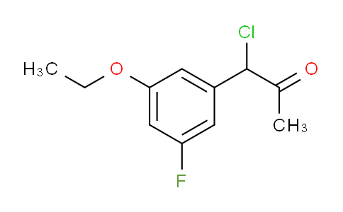 CAS No. 1806386-52-6, 1-Chloro-1-(3-ethoxy-5-fluorophenyl)propan-2-one