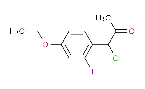 CAS No. 1804153-87-4, 1-Chloro-1-(4-ethoxy-2-iodophenyl)propan-2-one