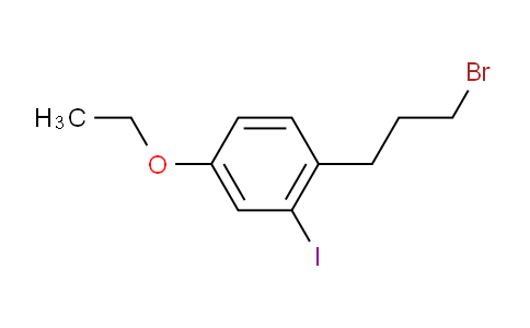 CAS No. 1805688-63-4, 1-(3-Bromopropyl)-4-ethoxy-2-iodobenzene