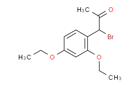 CAS No. 1803884-27-6, 1-Bromo-1-(2,4-diethoxyphenyl)propan-2-one
