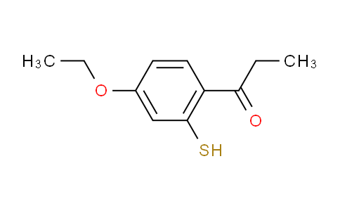 CAS No. 1805850-21-8, 1-(4-Ethoxy-2-mercaptophenyl)propan-1-one