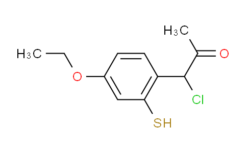 CAS No. 1805739-91-6, 1-Chloro-1-(4-ethoxy-2-mercaptophenyl)propan-2-one
