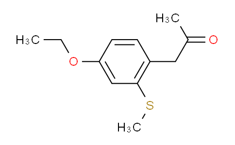 CAS No. 1804155-87-0, 1-(4-Ethoxy-2-(methylthio)phenyl)propan-2-one