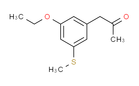 CAS No. 1806433-17-9, 1-(3-Ethoxy-5-(methylthio)phenyl)propan-2-one