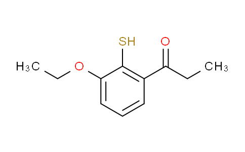 CAS No. 1805895-21-9, 1-(3-Ethoxy-2-mercaptophenyl)propan-1-one