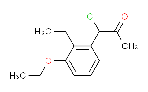 CAS No. 1804242-89-4, 1-Chloro-1-(3-ethoxy-2-ethylphenyl)propan-2-one