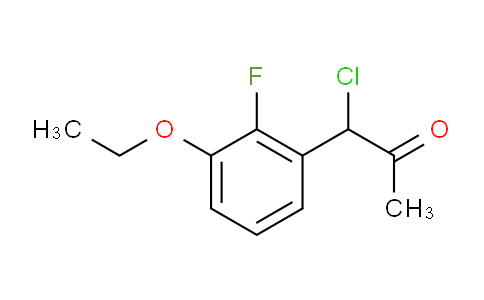 CAS No. 1804036-77-8, 1-Chloro-1-(3-ethoxy-2-fluorophenyl)propan-2-one