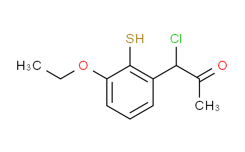 CAS No. 1804045-29-1, 1-Chloro-1-(3-ethoxy-2-mercaptophenyl)propan-2-one