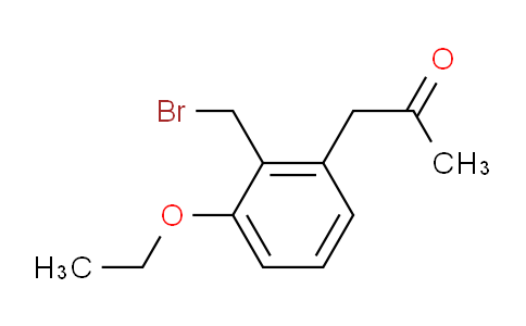 CAS No. 1804265-52-8, 1-(2-(Bromomethyl)-3-ethoxyphenyl)propan-2-one