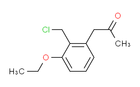 CAS No. 1803866-36-5, 1-(2-(Chloromethyl)-3-ethoxyphenyl)propan-2-one