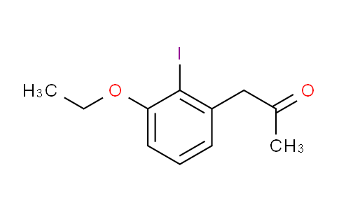 CAS No. 1804153-58-9, 1-(3-Ethoxy-2-iodophenyl)propan-2-one