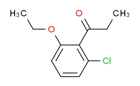 CAS No. 1806397-60-3, 1-(2-Chloro-6-ethoxyphenyl)propan-1-one