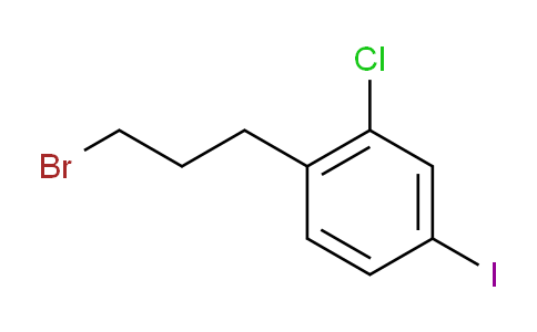 CAS No. 1804171-20-7, 1-(3-Bromopropyl)-2-chloro-4-iodobenzene