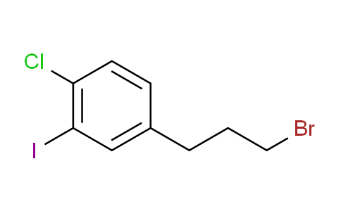 CAS No. 1803762-04-0, 1-(3-Bromopropyl)-4-chloro-3-iodobenzene
