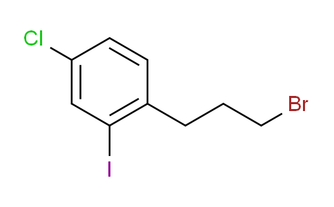 CAS No. 1806321-73-2, 1-(3-Bromopropyl)-4-chloro-2-iodobenzene