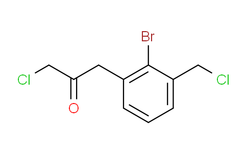 CAS No. 1803878-05-8, 1-(2-Bromo-3-(chloromethyl)phenyl)-3-chloropropan-2-one