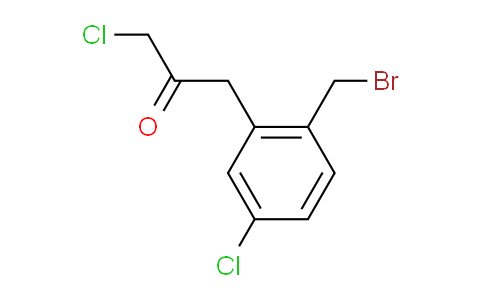 CAS No. 1805847-26-0, 1-(2-(Bromomethyl)-5-chlorophenyl)-3-chloropropan-2-one