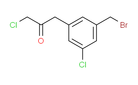 CAS No. 1803743-45-4, 1-(3-(Bromomethyl)-5-chlorophenyl)-3-chloropropan-2-one