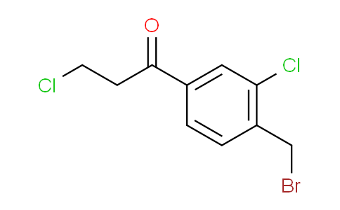 CAS No. 1803798-22-2, 1-(4-(Bromomethyl)-3-chlorophenyl)-3-chloropropan-1-one