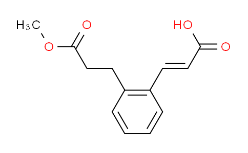 CAS No. 1807418-32-1, (E)-3-(2-(3-methoxy-3-oxopropyl)phenyl)acrylic acid