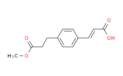 CAS No. 283153-65-1, (E)-3-(4-(3-Methoxy-3-oxopropyl)phenyl)acrylic acid